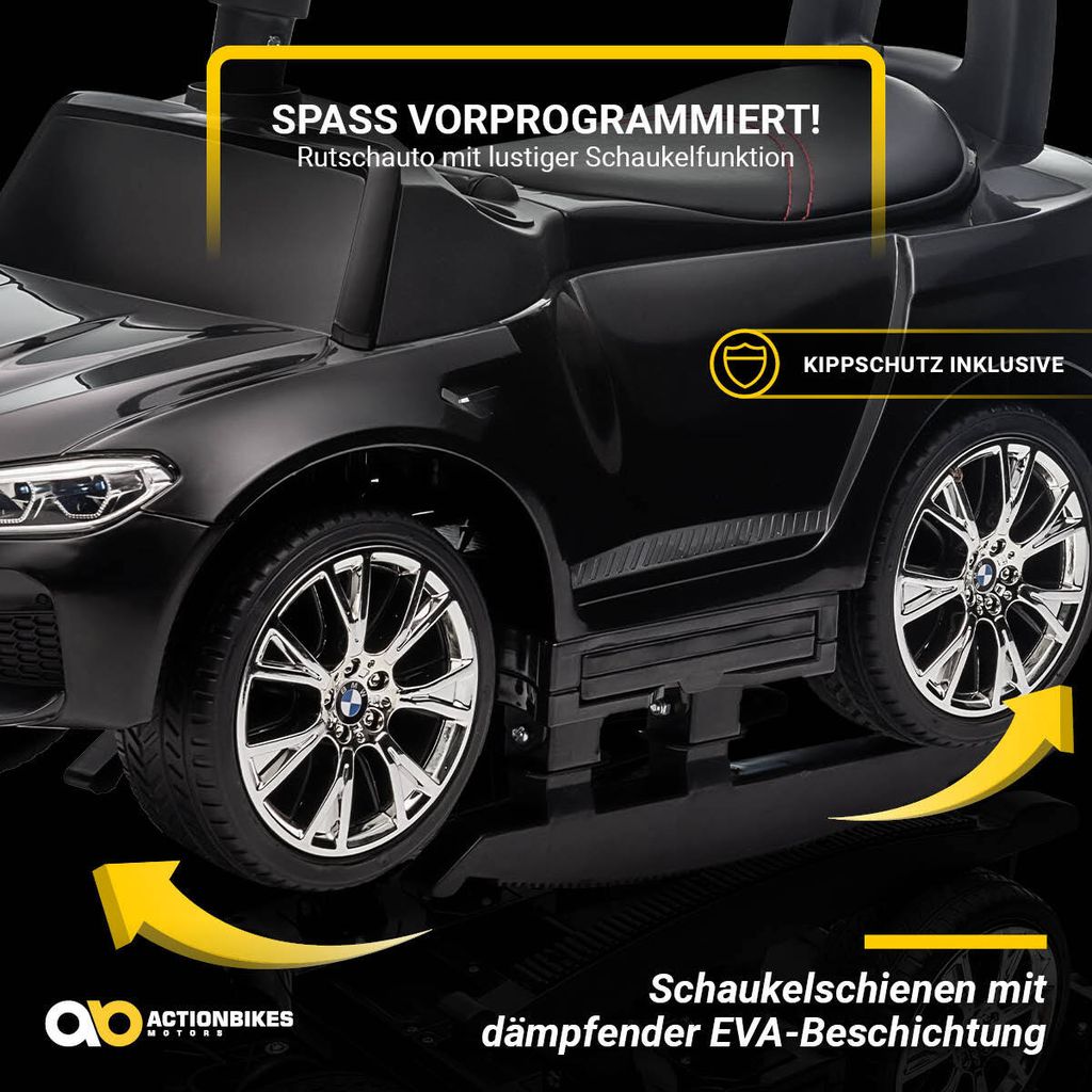 Actionbikes Motors Rutschauto BMW M5 – Mit Schiebestange – Produktbild 5