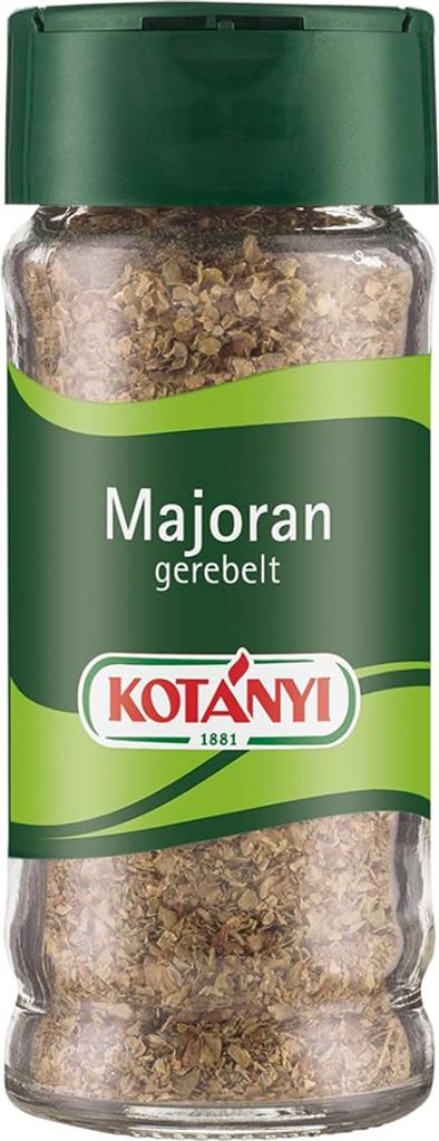 Kotanyi Majoran sehr würzig bitter gerebelt und getrocknet 6g