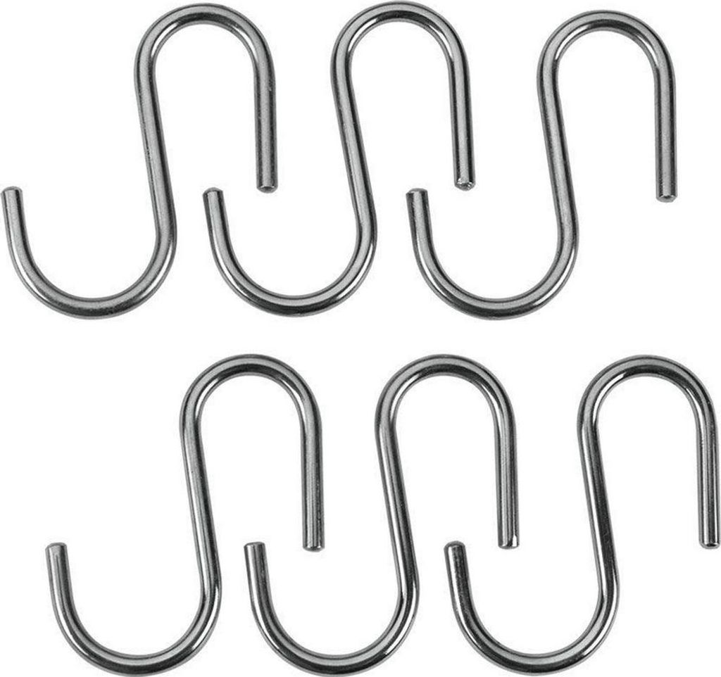 METALTEX 350342 Zestaw 6 haków Lonardo do poręczy / systemu Zdjęcie produktu 