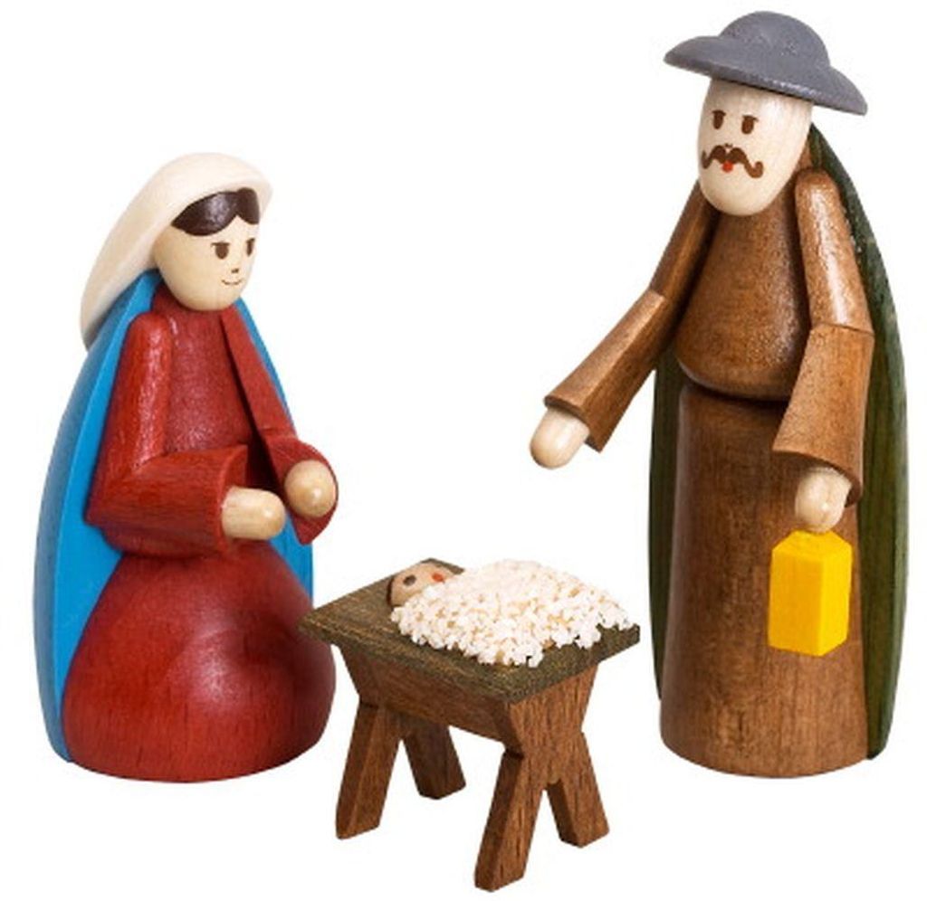 Miniaturfiguren Krippenfiguren bunt Höhe 5,5cm NEU Produktbild 