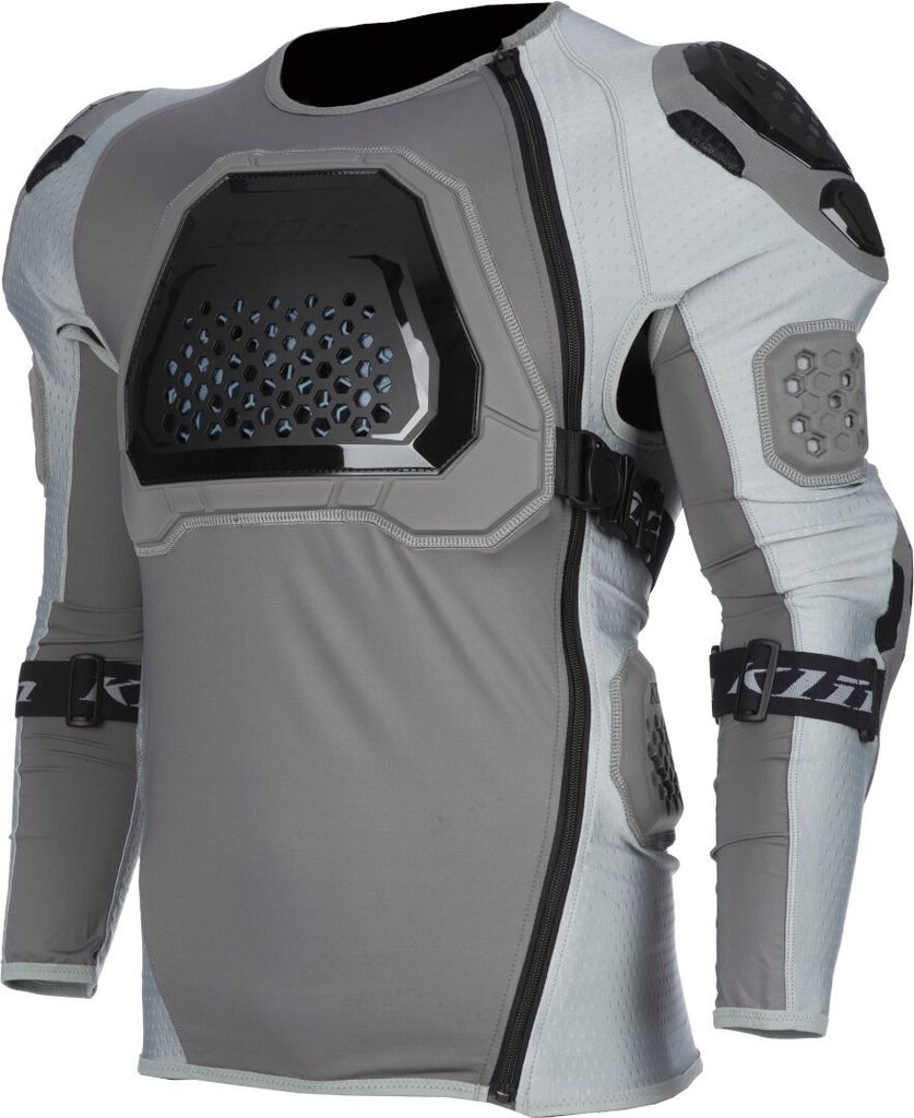Klim Tactical Pro Armored Langarm Protektorenshirt, grau, XL