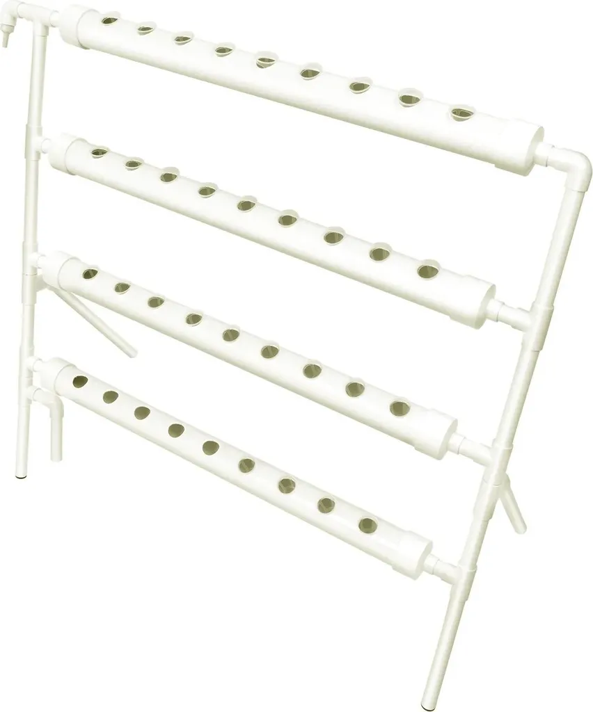 Système de culture hydroponique 36 trous blanc à irrigation automatique