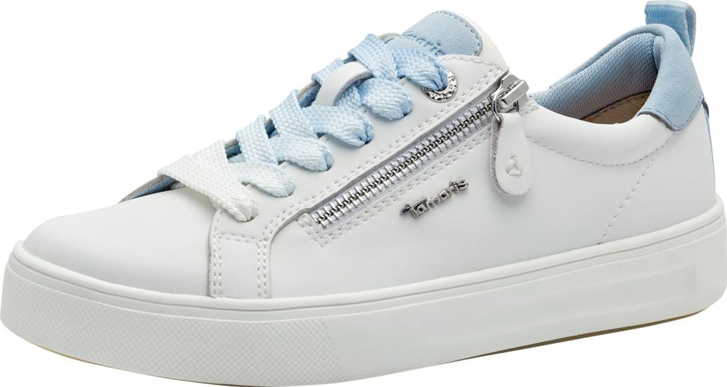 Tamaris Comfort Halbschuh cremeweiß in Gr. 40