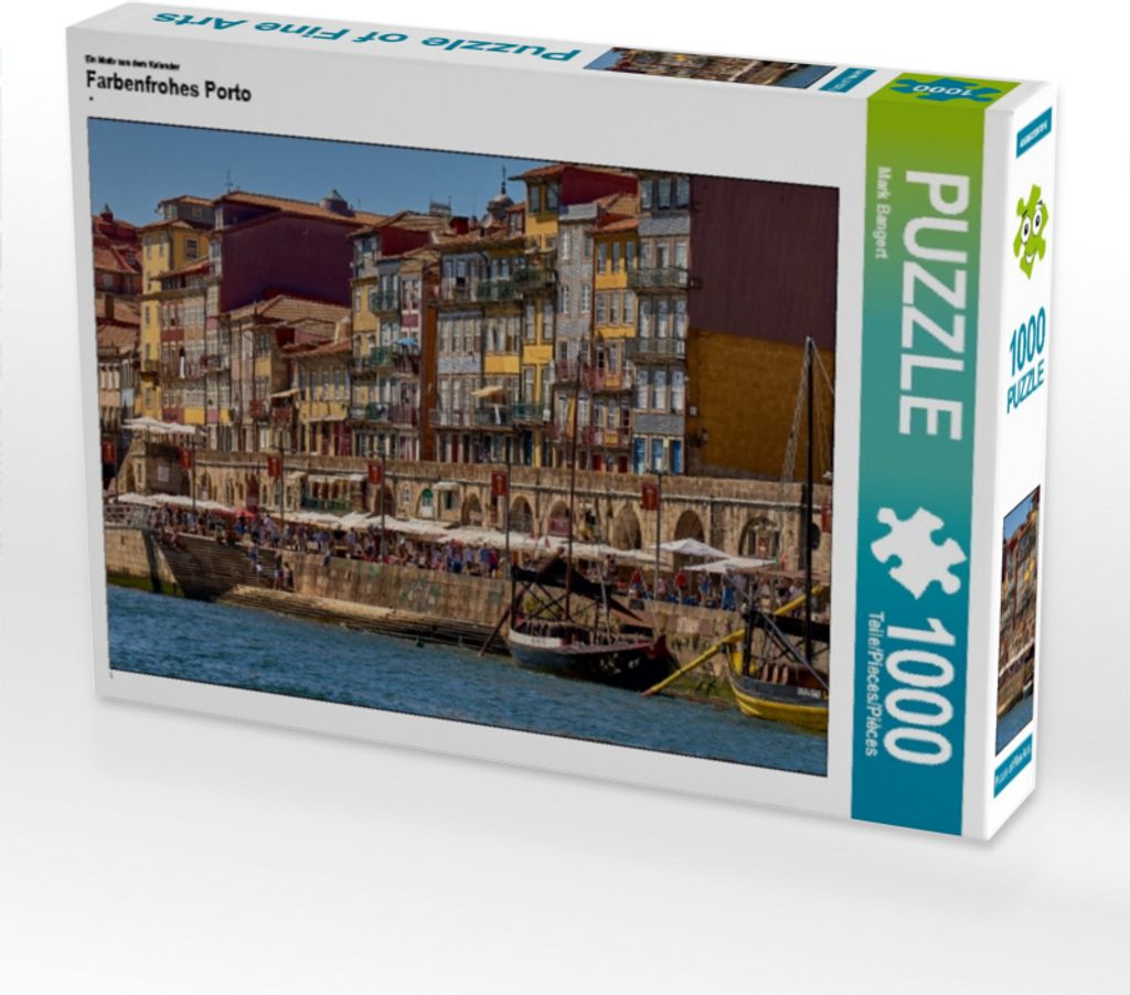 Calvendo Ein Motiv aus dem Kalender Farbenfrohes Porto 1000 Teile Puzzle quer 640x480mm, Bangert Mark; 7287215