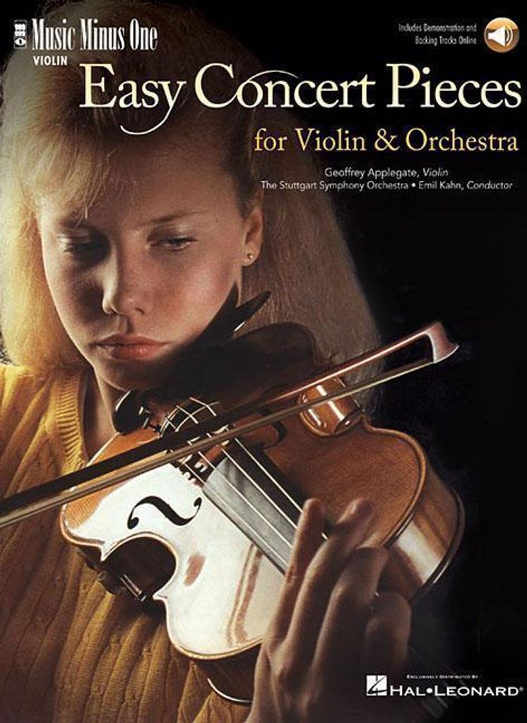 Easy Concert Pieces for Violin & Orchestra Book/Online Audio