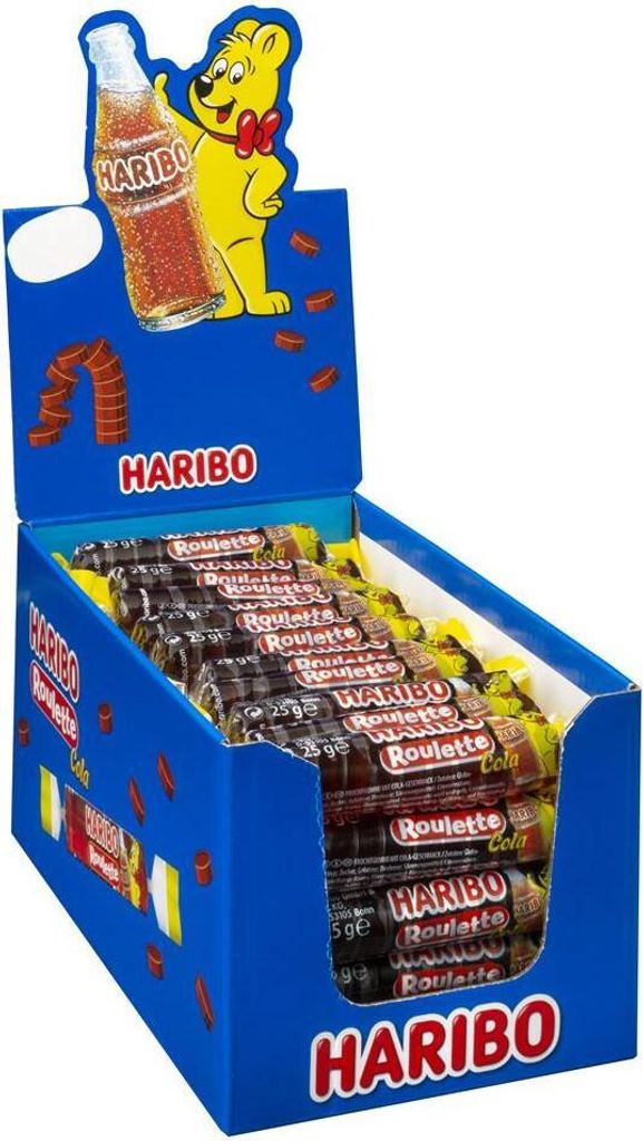 Haribo Cola Roulette 50 x 25g Produktbild 