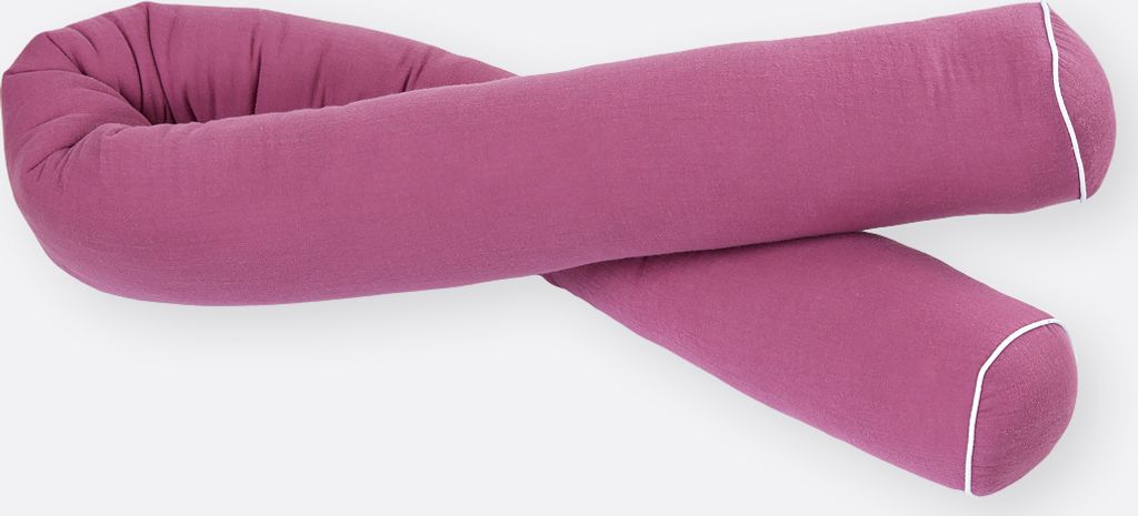 KraftKids Bettrolle Musselin purpur 100 cm