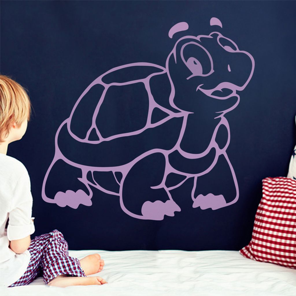 KIWISTAR Schildkröte - Reptil Turtle Panzer Meeresschildkröte Wandtattoo in 6 Größen - Wandaufkleber Wall Sticker - Dekoration, Küche, Wohnzim...
