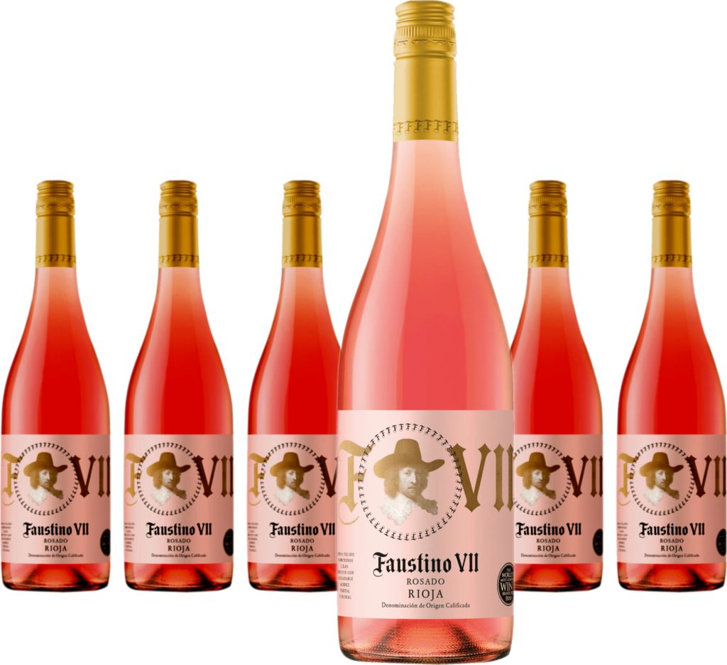 6 x Faustino VII Rosado Produktbild 