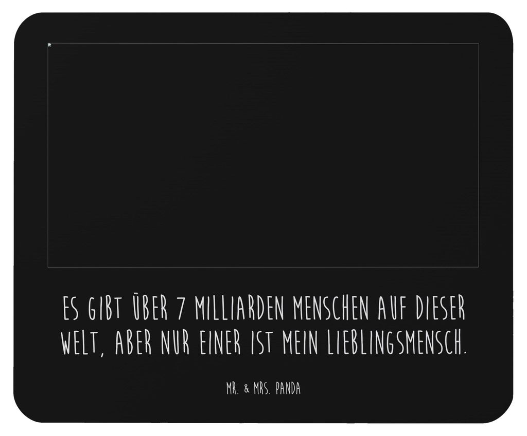 Mr. & Mrs. Panda Mouse Pad Roter Panda - Schwarz - Geschenk, Mauspad, Liebling, Lieblingsmensch, Herz, computer, pc mausunterlage, laptop mousepad,...