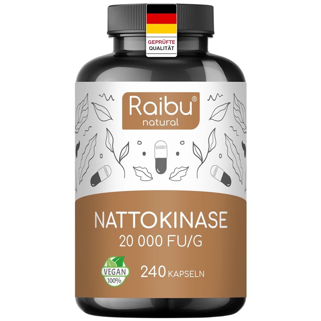 Capsule di nattokinasi ad alto dosaggio 100 mg per capsula, Immagine del prodotto 