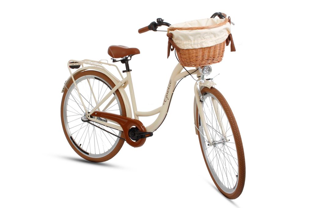 Goetze Style 28 Zoll 1 3 Gang Shimano Tiefeinstieger Damen City Bike mit Korb 