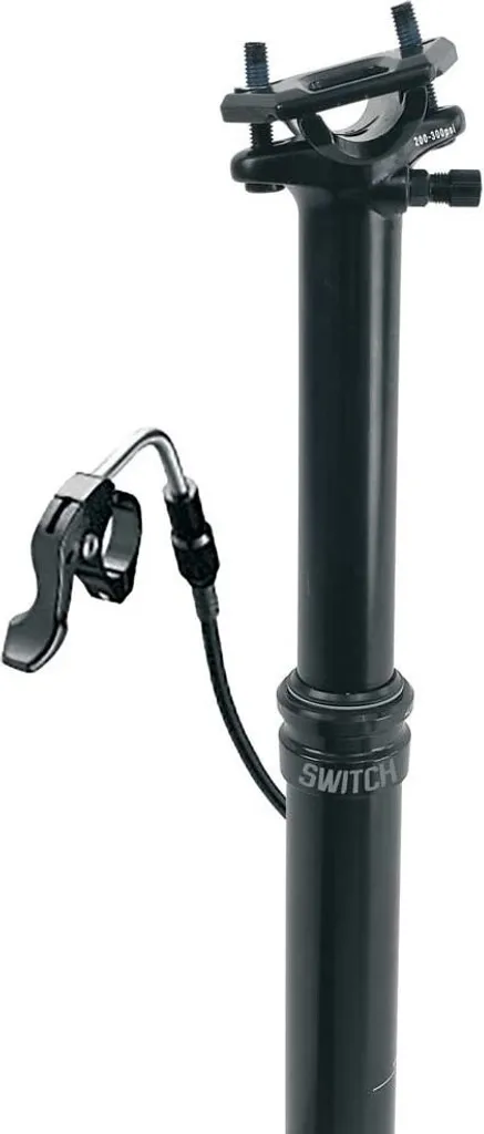 Tige de selle réglable Switch Sws 120 mm argentée robuste 31,6 mm