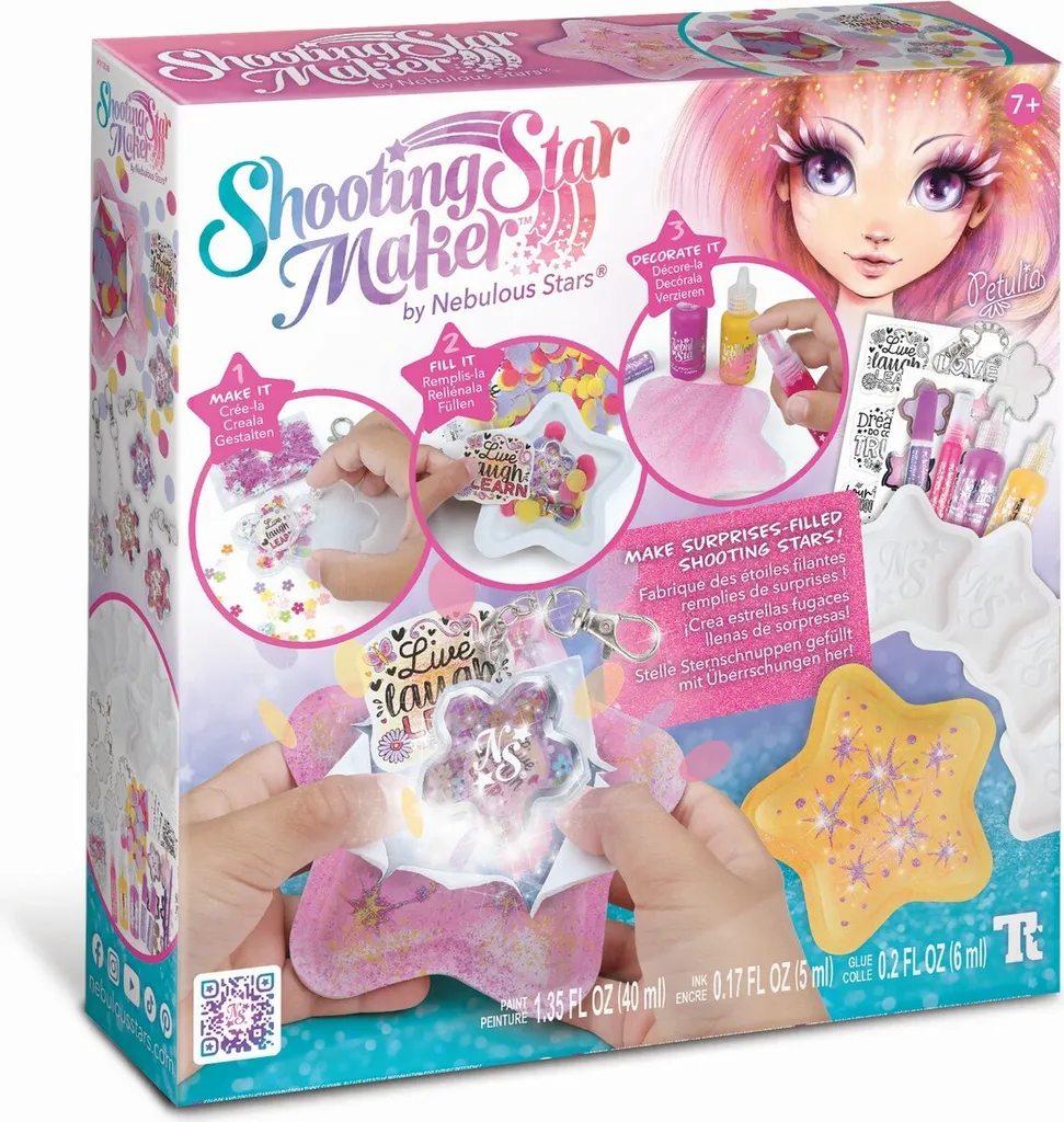 Kit DIY Porte-clés Fleurs Filantes Nebulous Stars pour Enfants Art