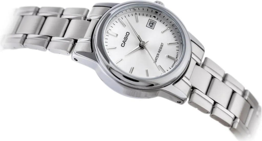 Regala un Classico: Casio Donna LTP-V002D-7AUDF Argento con Data - 3