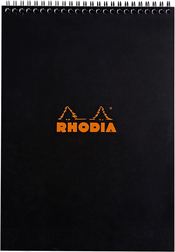 Rhodia 5x Spiralblock Rhodia Notepad A4, 80 Blatt liniert Produktbild 