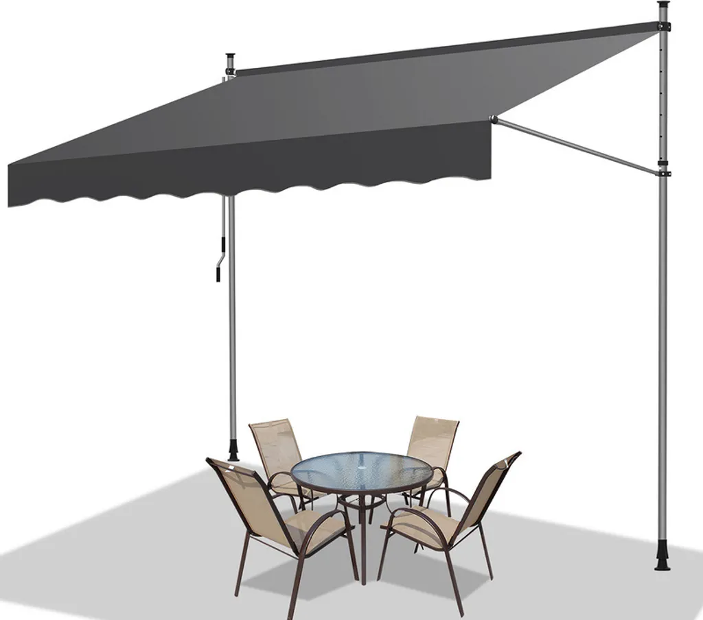 Jopassy Tenda Sole 250cm Grigio: La soluzione Low Cost senza buchi