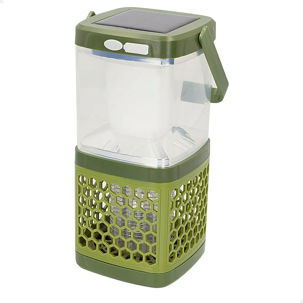 Lampe Solaire LED Anti-Insecte Active avec Câble de Charge Invisible