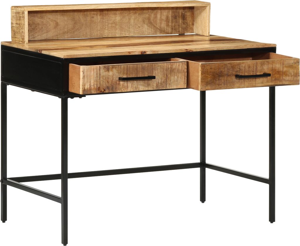 vidaXL Konsolentisch mit Schubladen Braun 100 x 55 x 89,5 cm