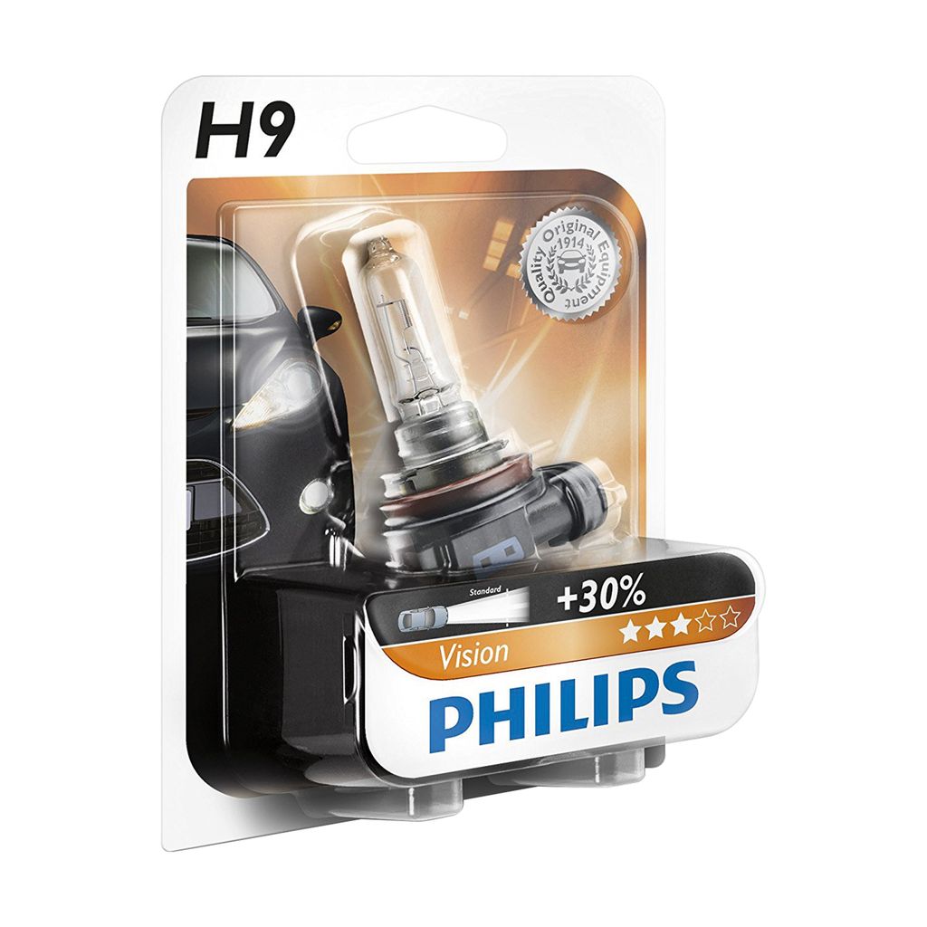 Philips H9 12V 65W PGJ19-5 Vision Original equipment 1st.