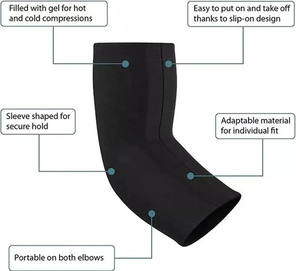 Manche de compression coude pour thérapie par le froid et le chaud, S - 4