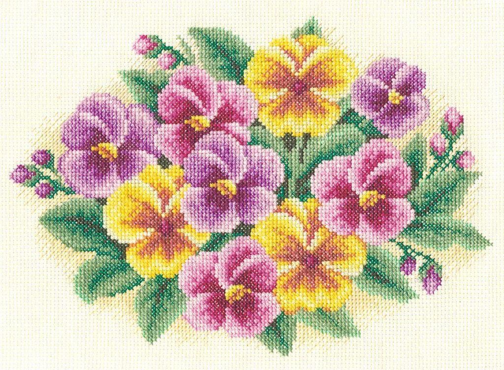 Panna Kreuzstichset "Charmante Augen" 26x20cm, Zählmuster Produktbild 