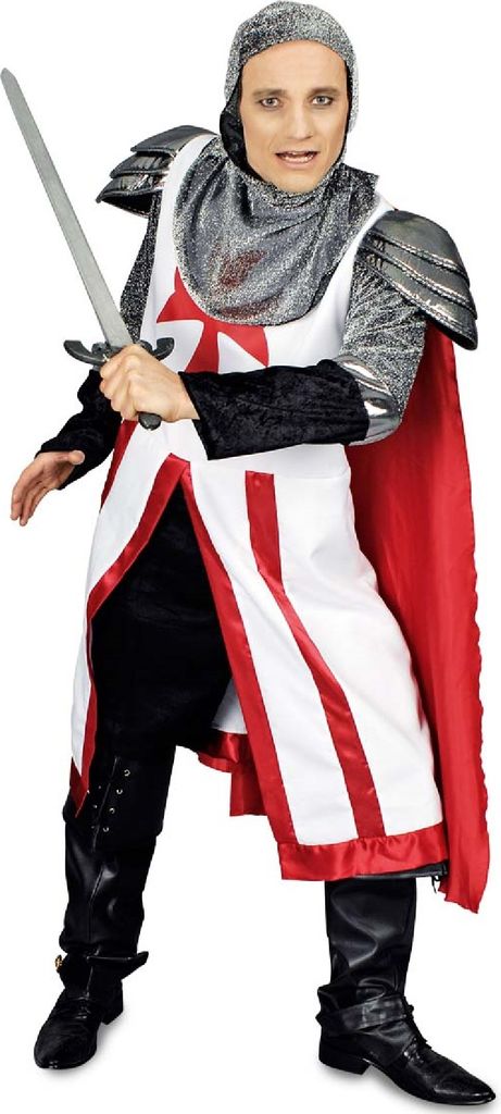 K31250866-54-56 Kinder Herren Ritter Kreuzritter Kostüm Gr.54-56