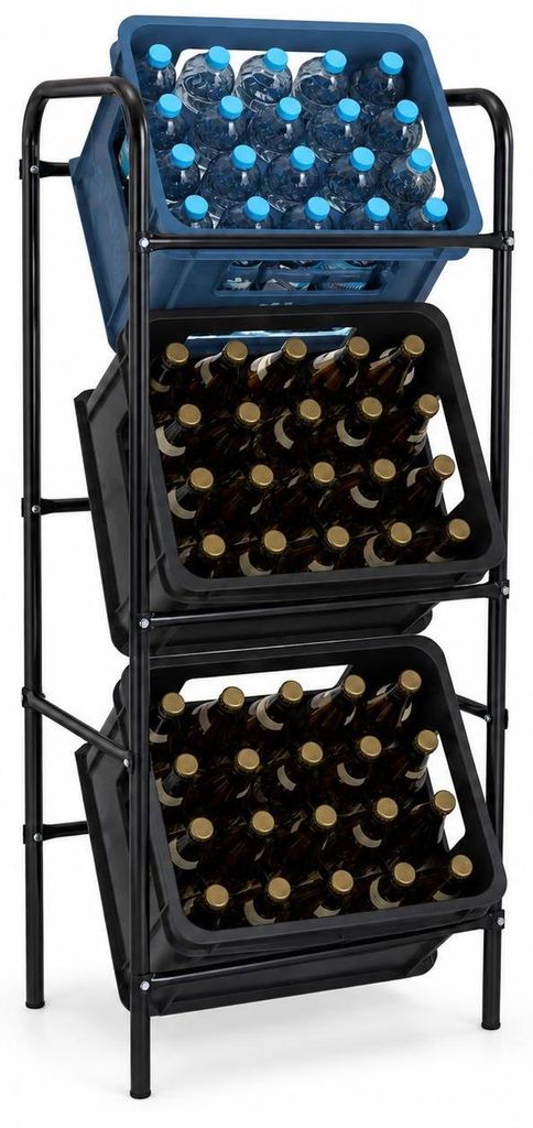 Bituxx 3er Getränkekistenregal Kistenregal Kistenständer Produktbild 