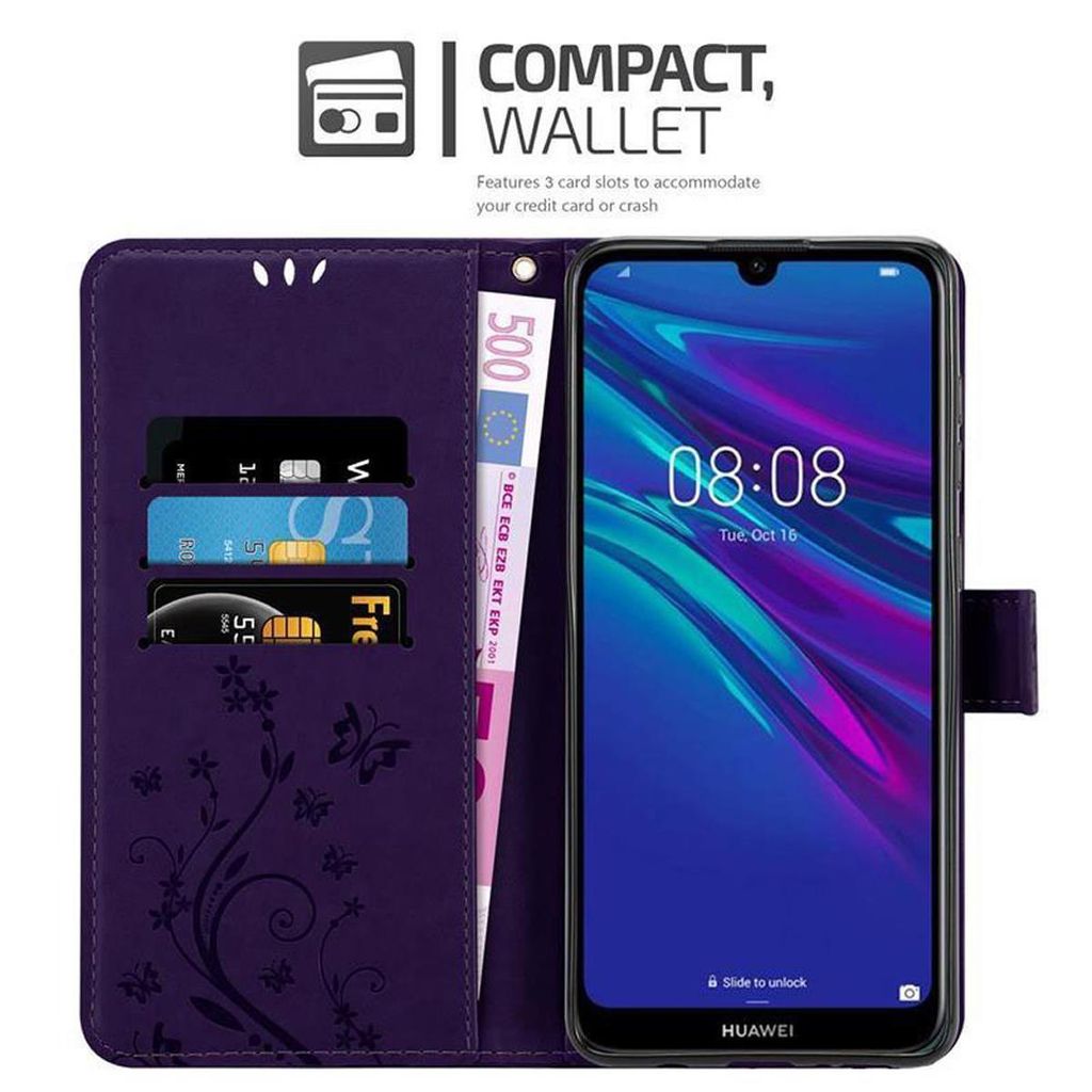 Kwmoble Handyhülle Wallet Case Für Huawe Y6 (2018), Hülle Mt Ständer