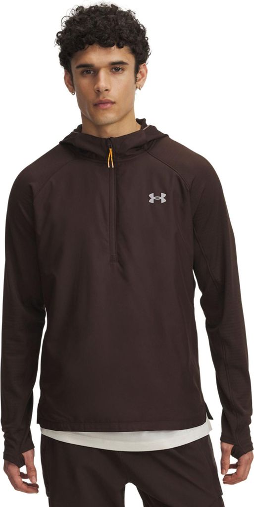 Under Armour Ua Trail Run Hoodie - kona brown, Größe:S