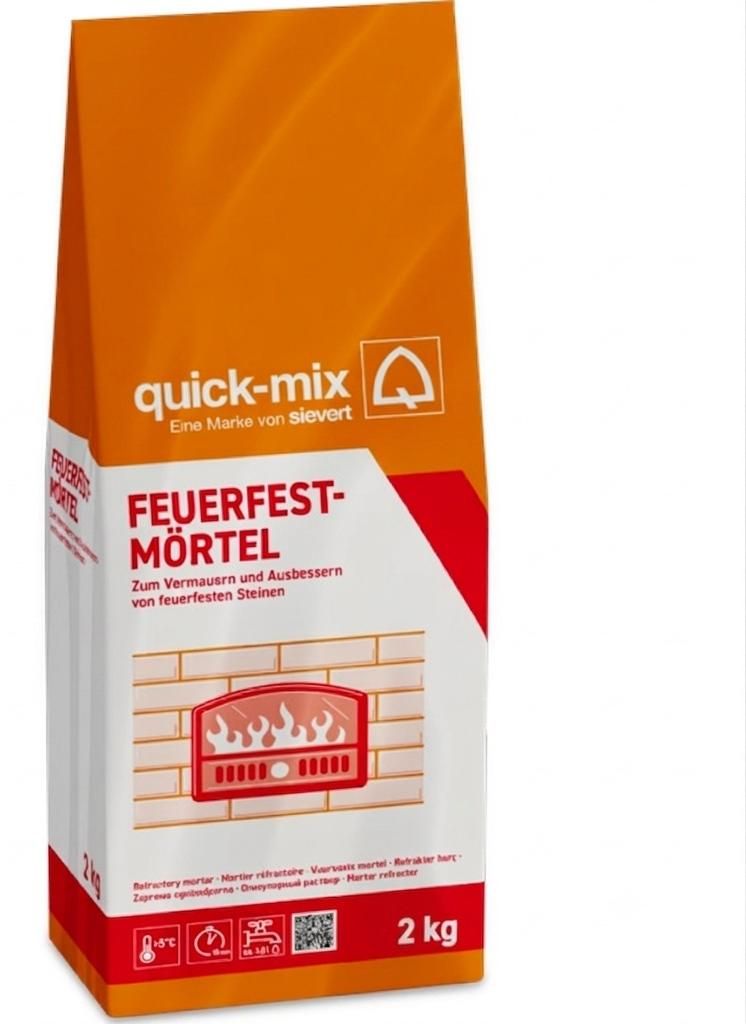 Quick-Mix Feuerfestmörtel 2 kg FFM2 Produktbild 