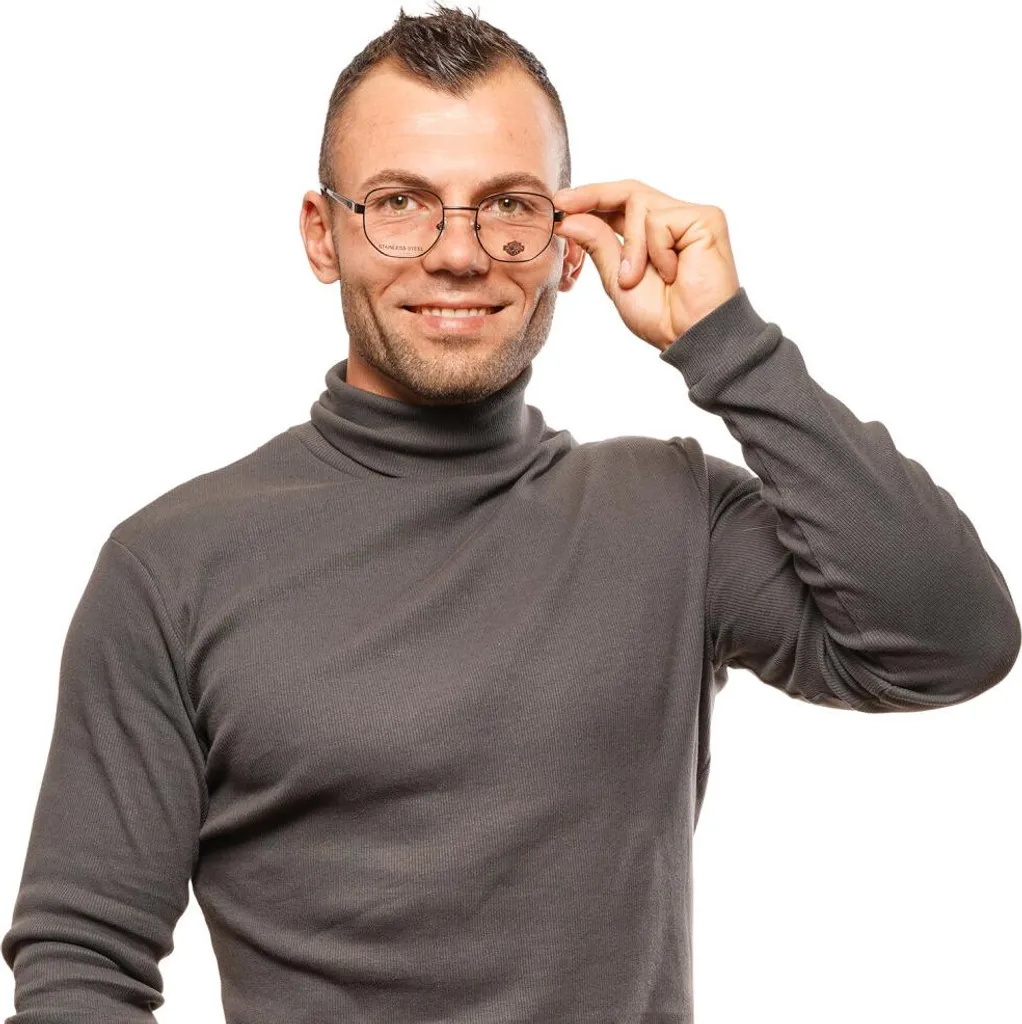 Harley-Davidson HD0881 50009 Lunettes Robustes en Acétate Noir pour Homme
