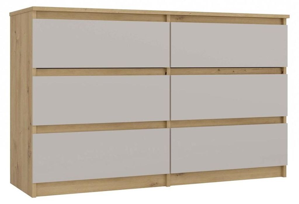 Cassettiera ampia TAAVI - rovere artigianale / cashmere Immagine del prodotto 