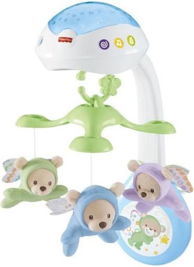Musik-Mobile für Babybett, Fisher-Price Sanfte Träume Schmetterling, 0+ Monate, 9.5 x 40 x 28 cm