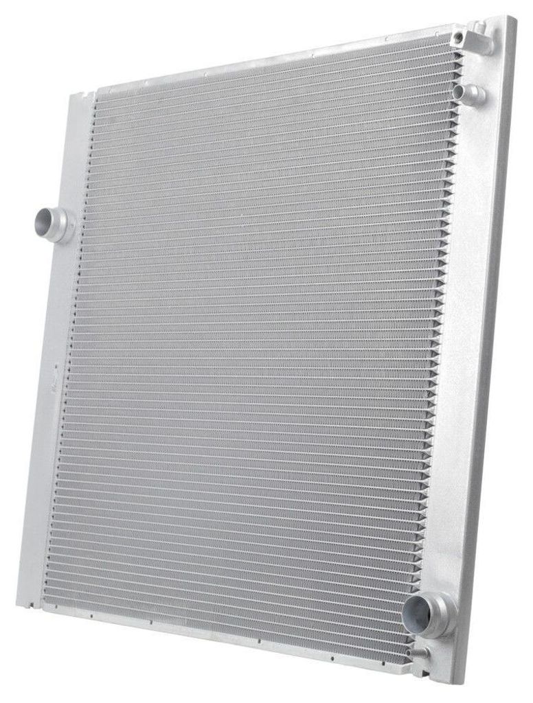 Kühler Motorkühlung Kühlrippen gelötet 605 - 628 mm HELLA für LAND ROVER III