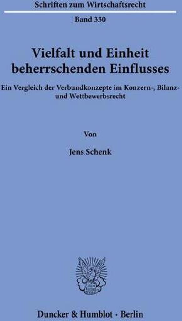Vielfalt und Einheit beherrschenden Einflusses