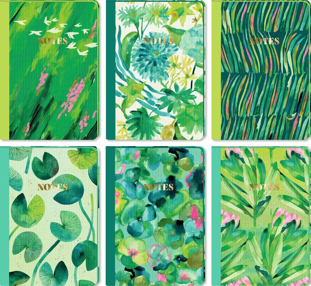 Notizhefte DIN A5: All about green, sort.