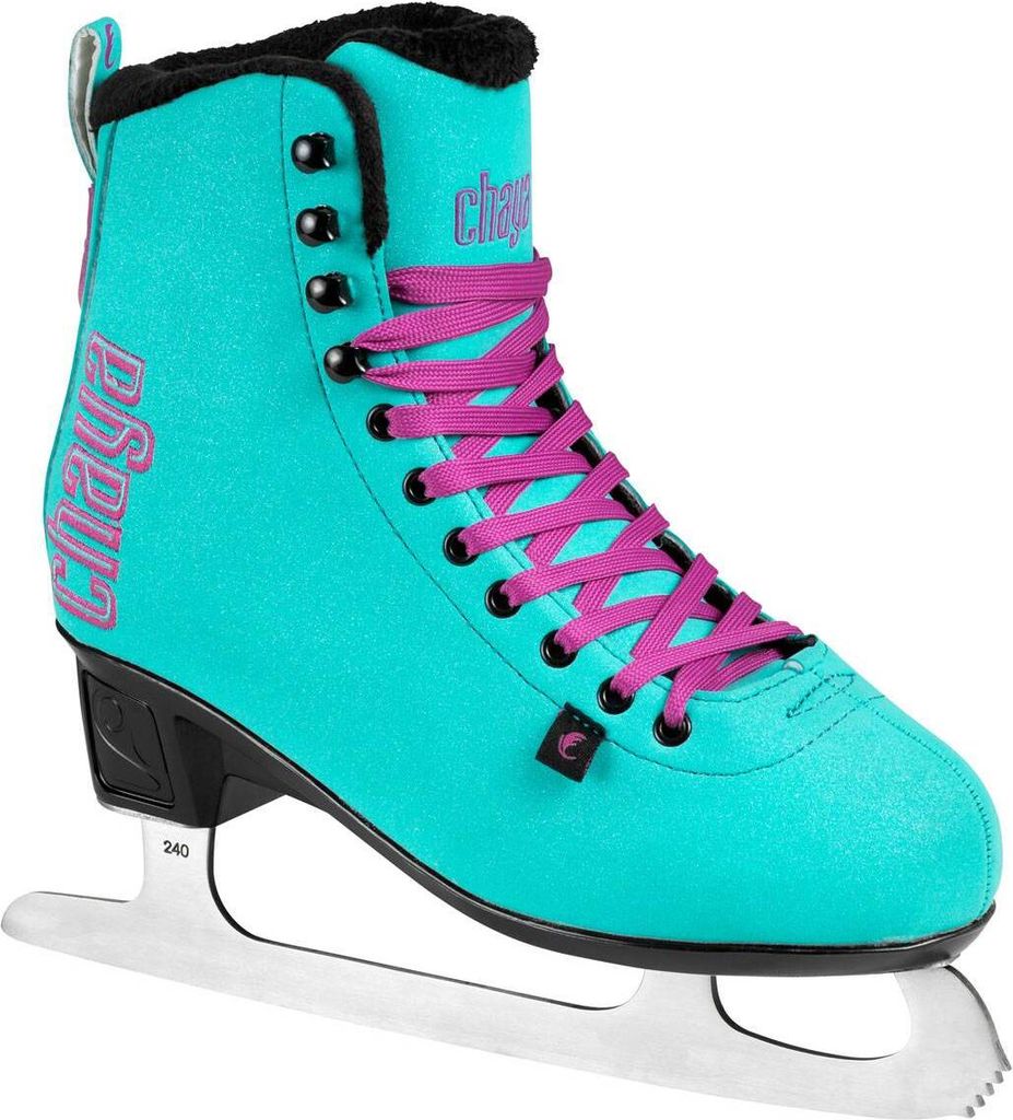 chaya Classic Turquoise Schlittschuhe gefüttert Damen türkis