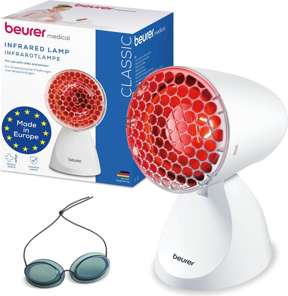beurer 61403 beurer IL 11 Infrarotlampe weiß 100 W Productafbeelding 
