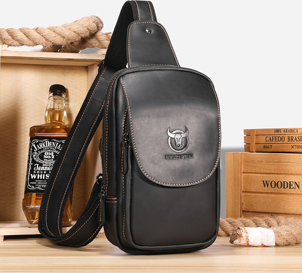 MODFU Umhängetasche Rucksack Rucksäcke Herren Umhängetasche Herren Schultertasche Anti-Diebstahl Crossbody wasserabweisend Schwarz