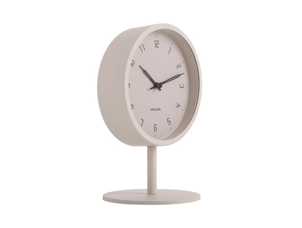 Karlsson - Tischuhr Stark - Grau - Ø15cm Produktbild 