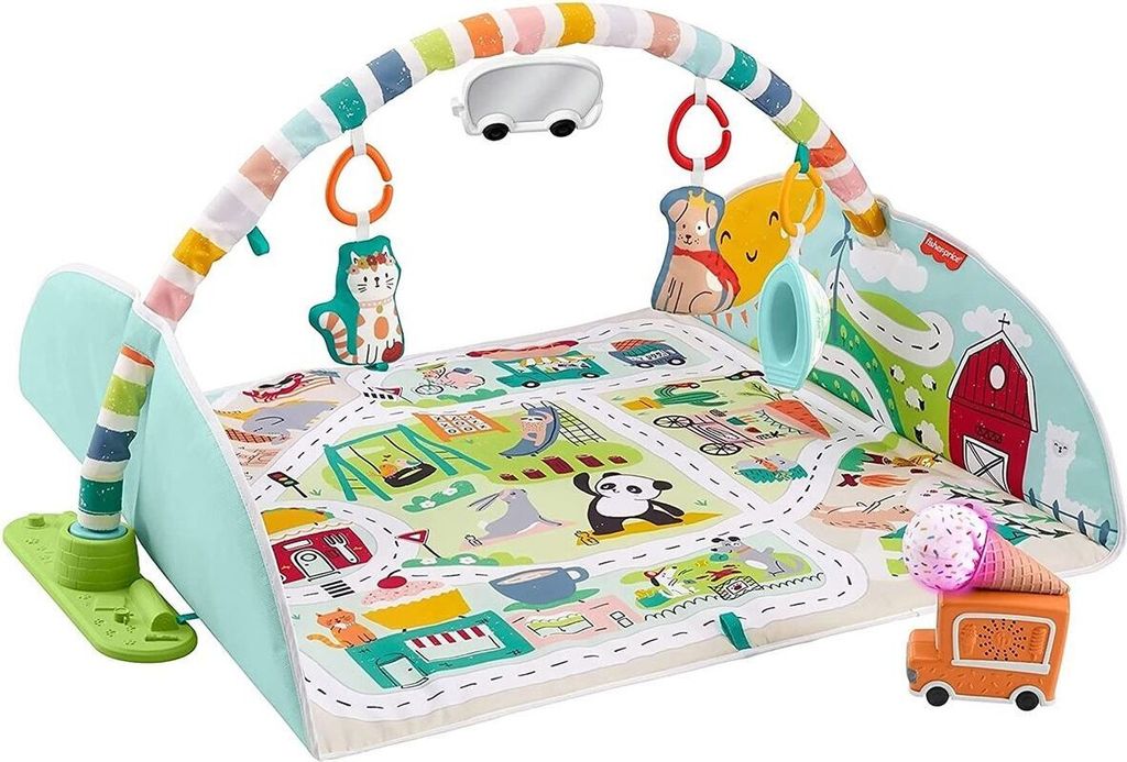 Fisher-Price Jumbo Avontuur Speelmat met speelboog, Productafbeelding 