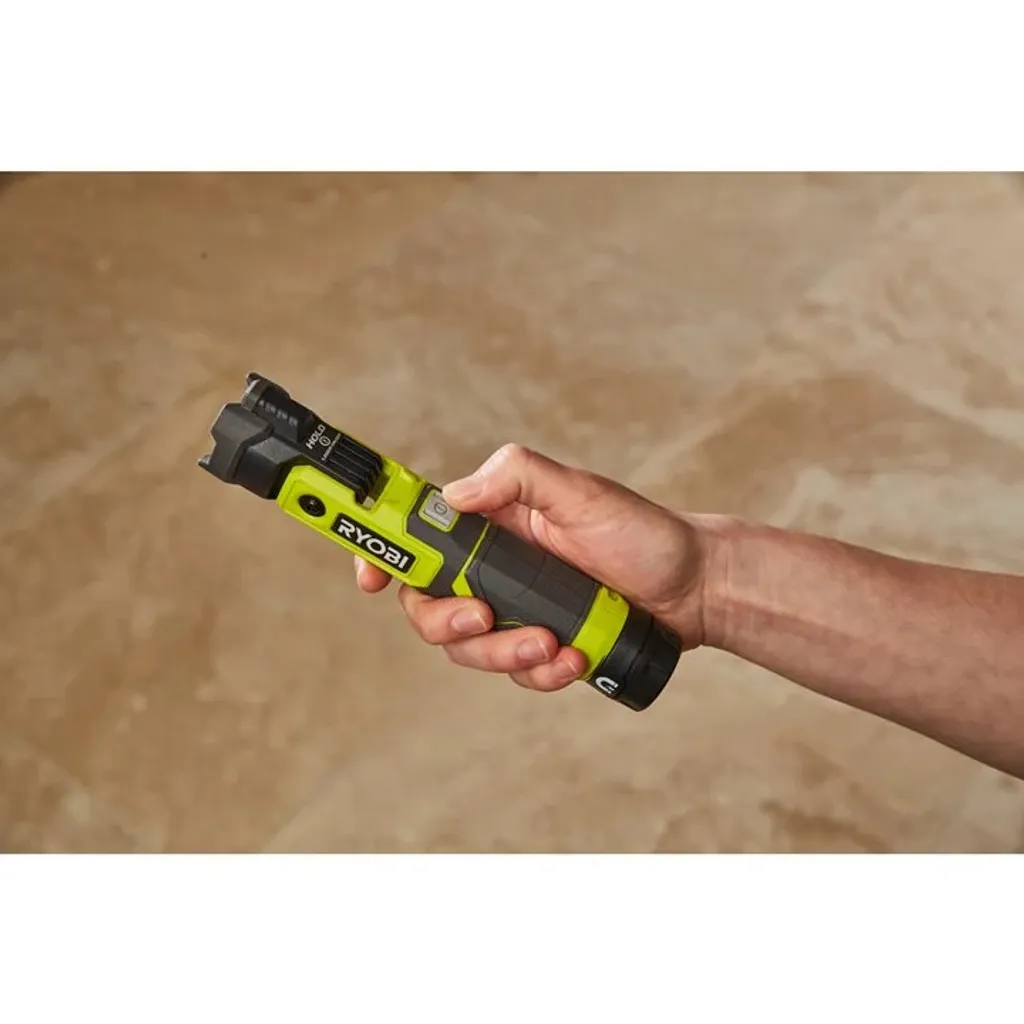 Lampe torche LED Ryobi RLP4-120G 4V portable avec recharge USB Lithium