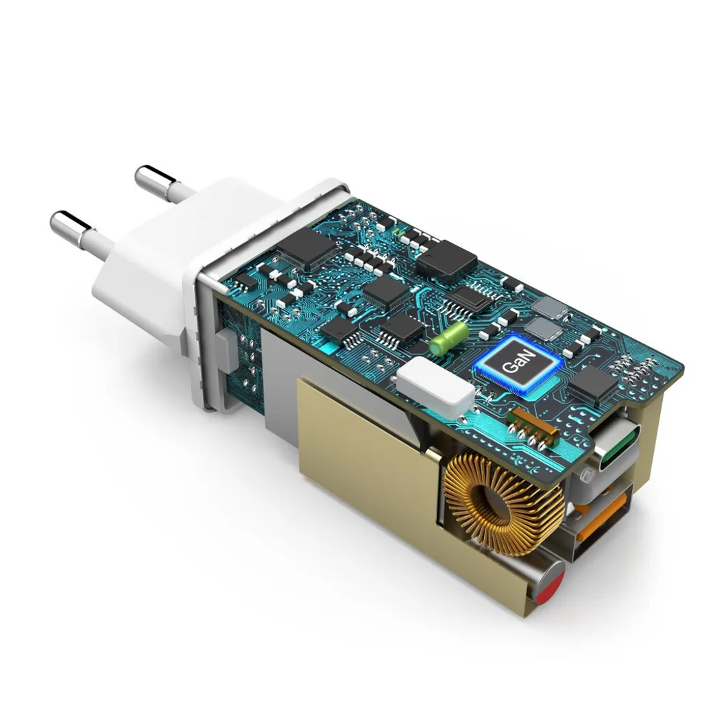 Chargeur PC portable et smartphone 65W USB-C GaN Hama blanc compact - 13