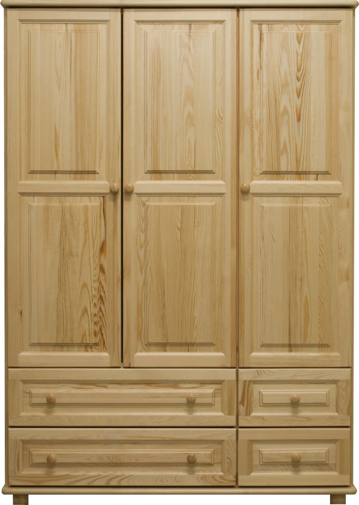 Schlafzimmerschrank, Farbe: Natur 190x120x60 cm