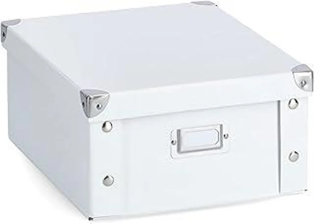 Zeller Scatola Multiuso Bianca 31x26x14 cm - Ordine e Stile per la Casa