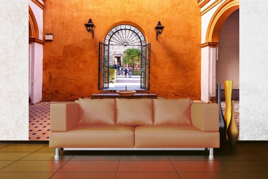 Vlies Fototapete ANDALUSIEN, SPANIEN 375 x 250 cm (inkl. Kleister) - Vlies Tapete, Wandtapete, Wandbilder - Tapete für Wohnzimmer Schlafzimmer, B...