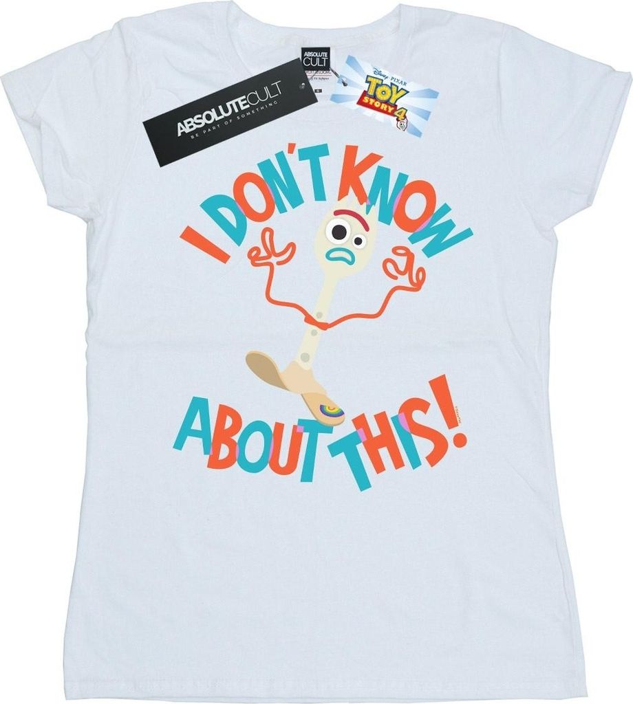 Disney - "Toy Story 4 I Dont Know About This" T-Shirt für Damen BI44372 (XL) (Weiß)