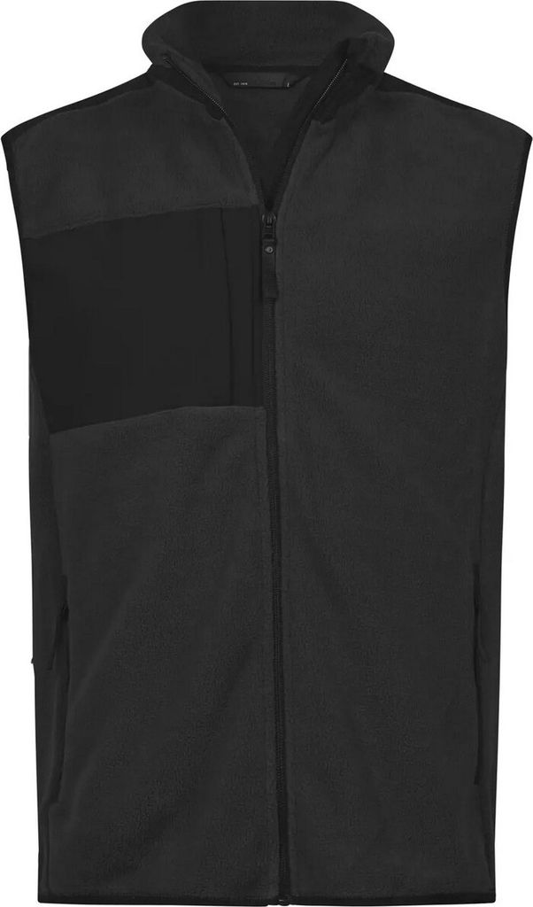 Tee Jays - "Mountain Fleece" Weste für Herren BC5070 (XL) (Schwarz)