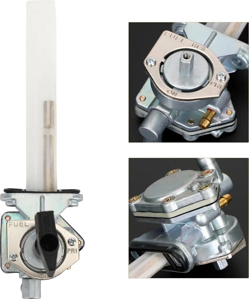 Valve de carburant petcock en aluminium durable pour moto et quad